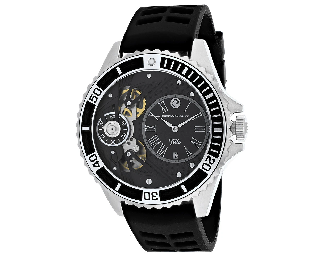 Oceanaut Men's Tide Black Dial Watch - OC0991