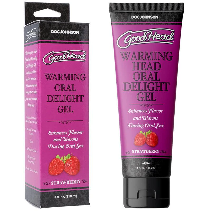 Goodhead Warming Head Oral Delight Gel Strawberry 4 Fl. Oz.