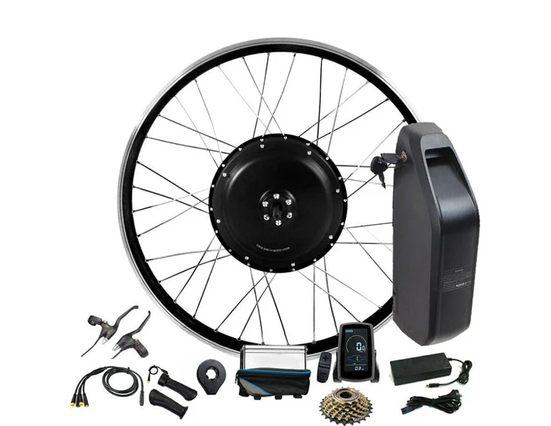 1500W 26" Rear Hub 48V 15Ah Battery Electric Bike Conversion Kit