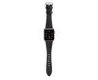 WIWU Small Pretty Waist Genuine Leather Watch Strap For iWatch Series 5/4/3/2/1-Black