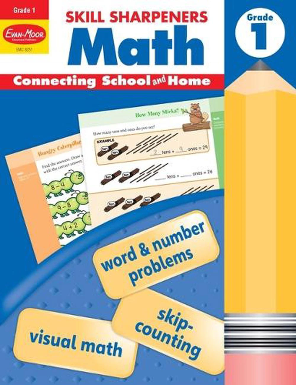 Skill Sharpeners Math Grade 1 by Evan Moor Educational Publishers