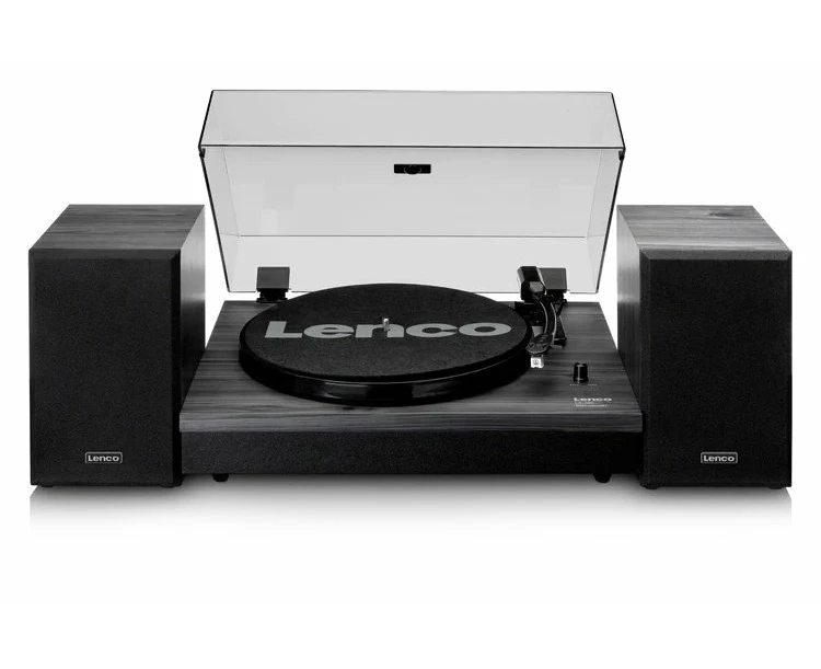 Lenco LS-300 Bluetooth Turntable w/ 2x Speakers - Black