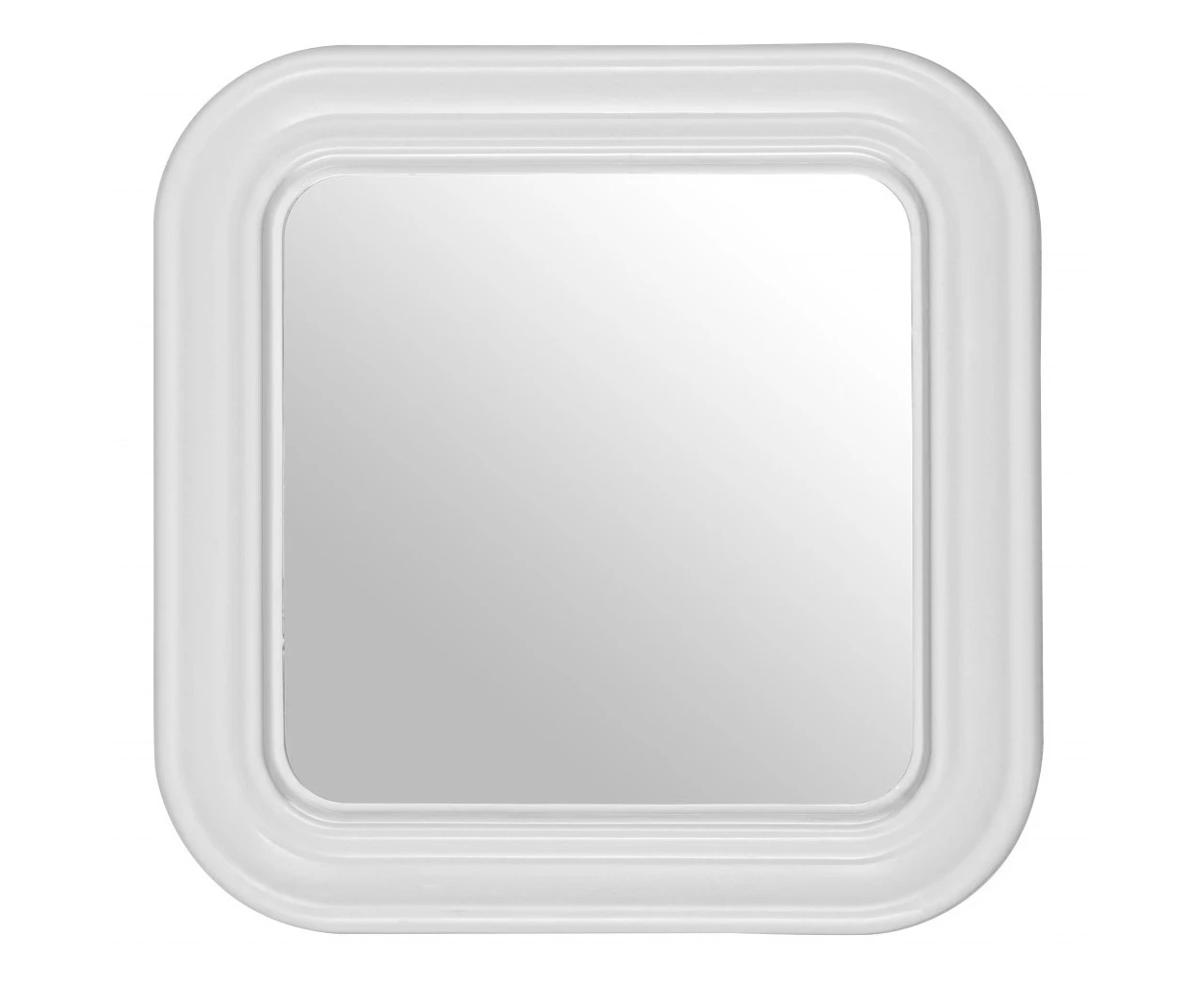 SupaHome Square Plastic Mirror (White) - ST292