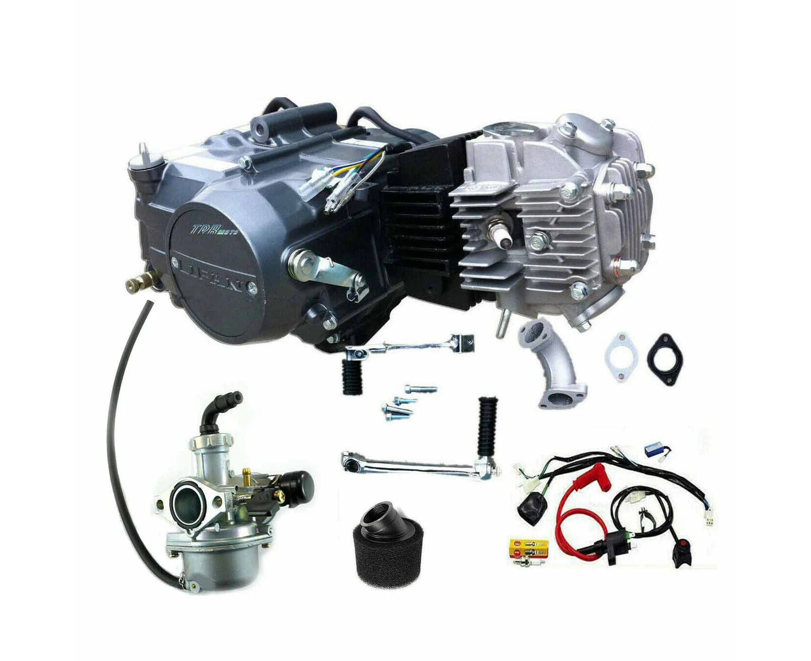 125cc 4UP Gears Manual Clutch LIFAN Engine Motor kit Dirt Pit Atomik Thumpstar