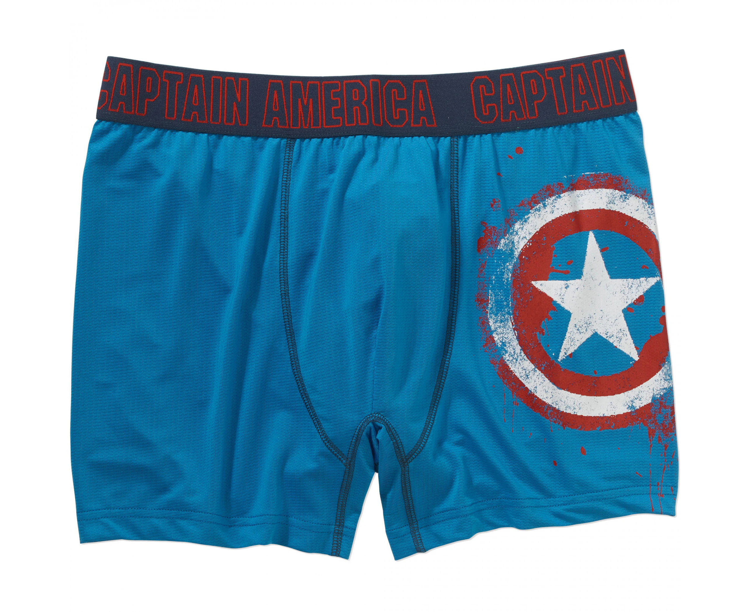 Captain America Distressed Shield Underwear Boxers Briefs