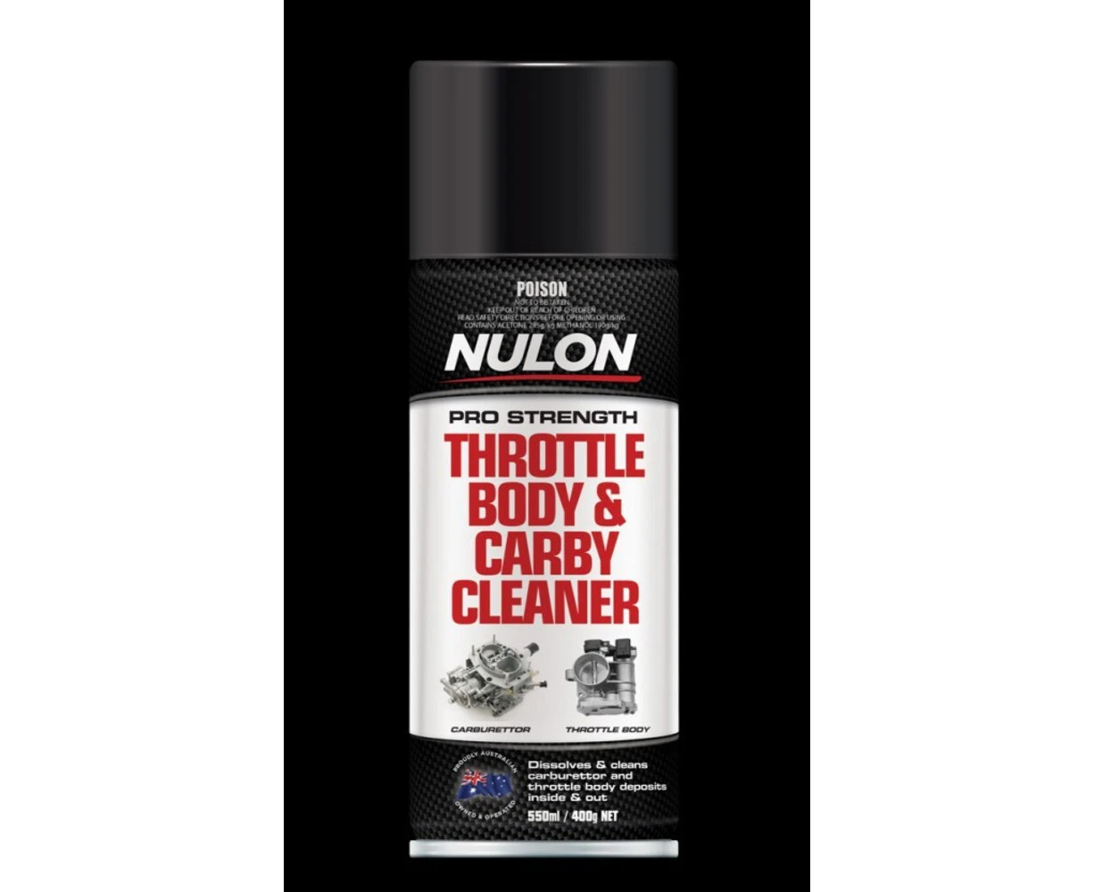 Nulon Pro-Strength Throttle Body & Carby Cleaner 400G CARB400