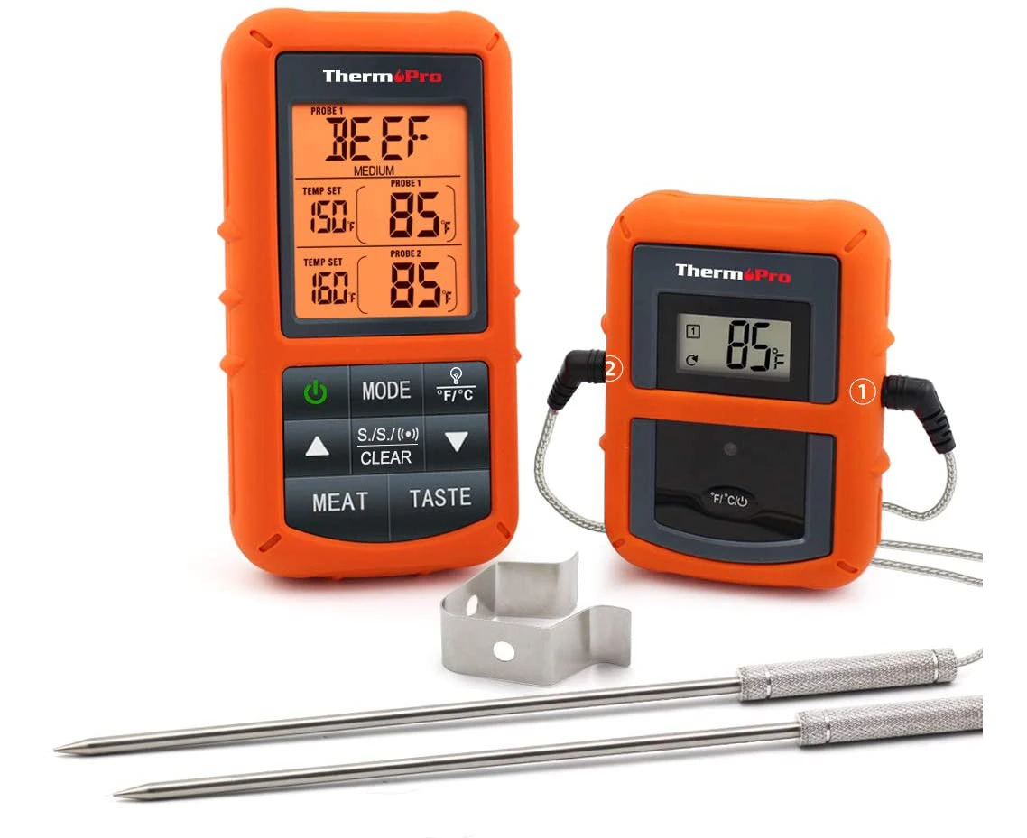 ThermoPro TP20 Wireless Remote Digital Food Thermometer with Dual Probe