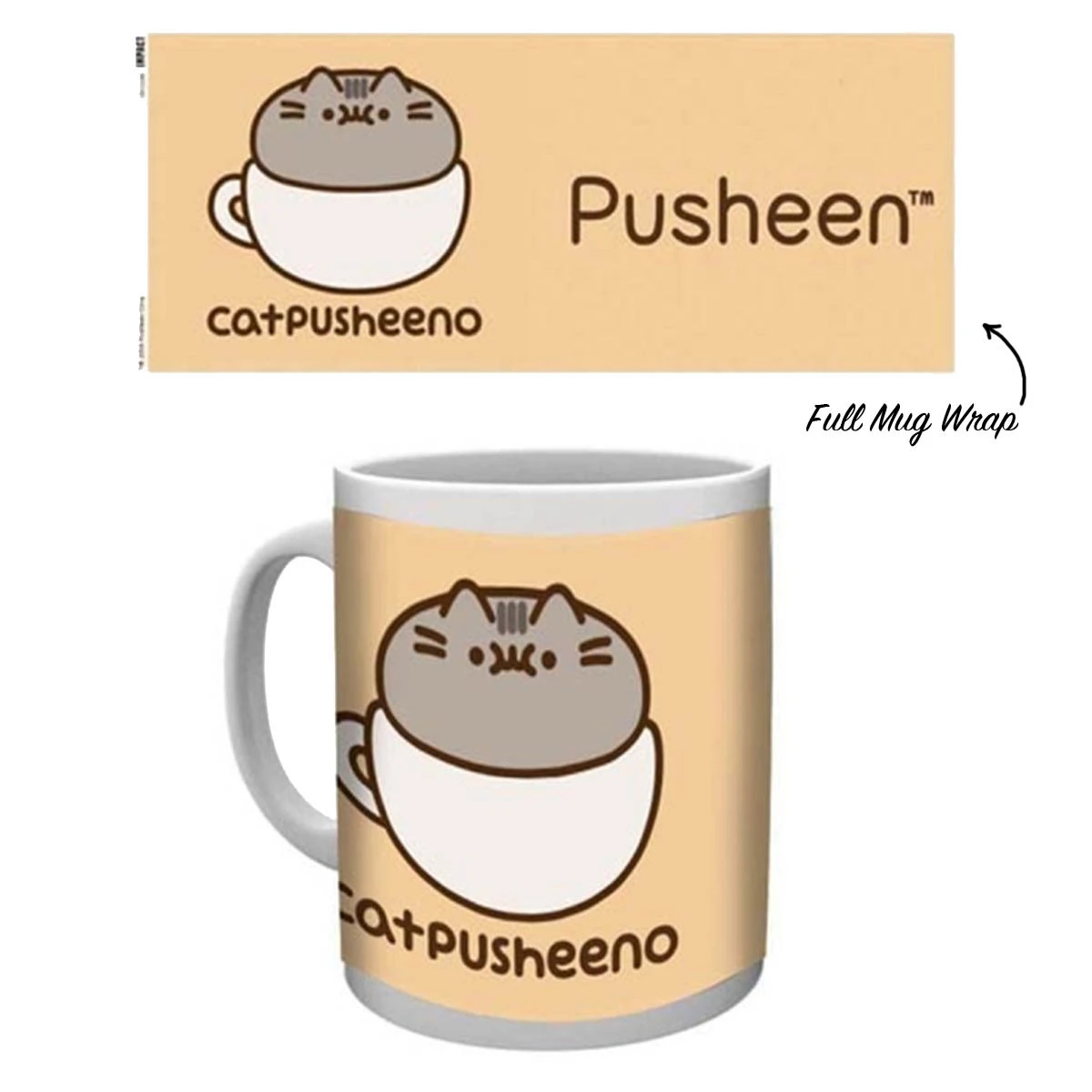 Pusheen - Catpusheeno Coffee Tea Mug -Official & Licensed