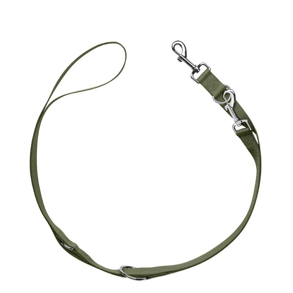 Hunter London Comfort 3-Way Adjustable Dog Leash - Olive Green