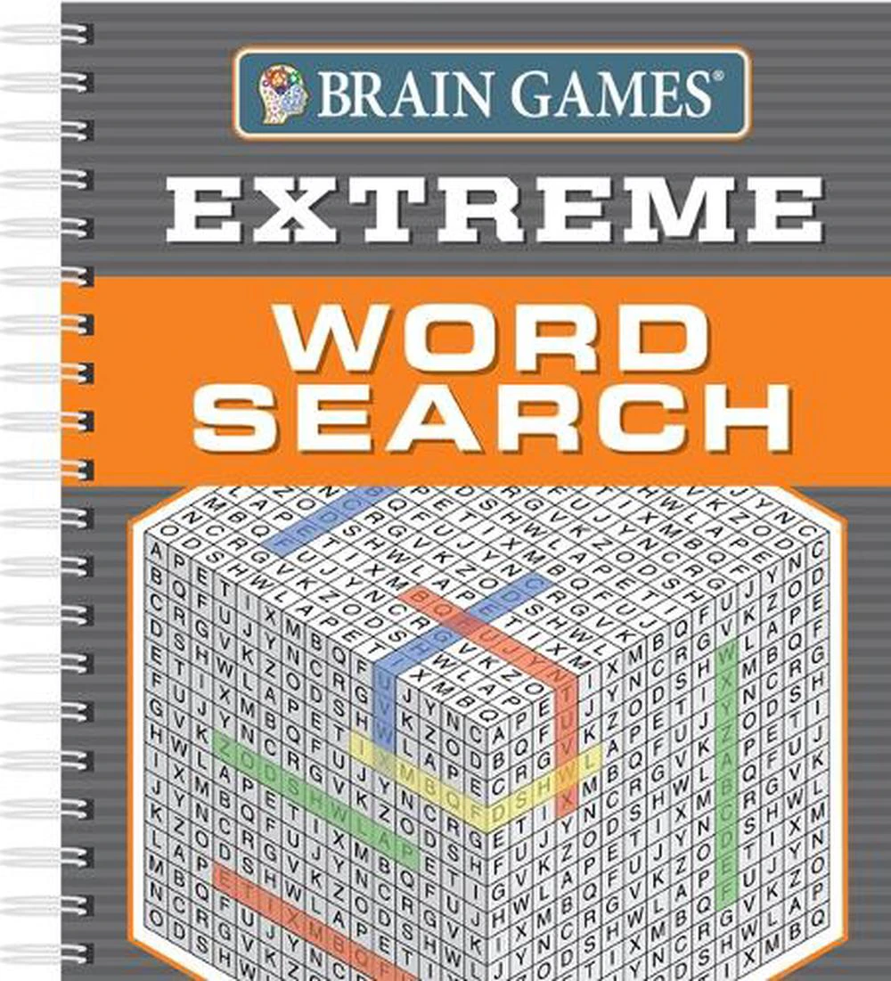 Brain Games - Extreme Word Search (256 Pages)