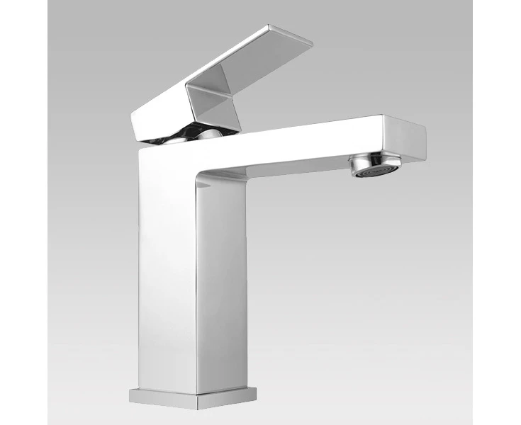 Cavallo Chrome Square Basin Mixer