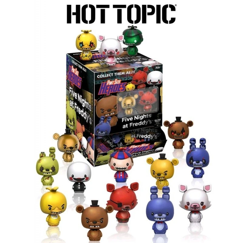 Funko Five Nights At Freddy's Pint Size Heroes Blind Bag HOT TOPIC- box of 24