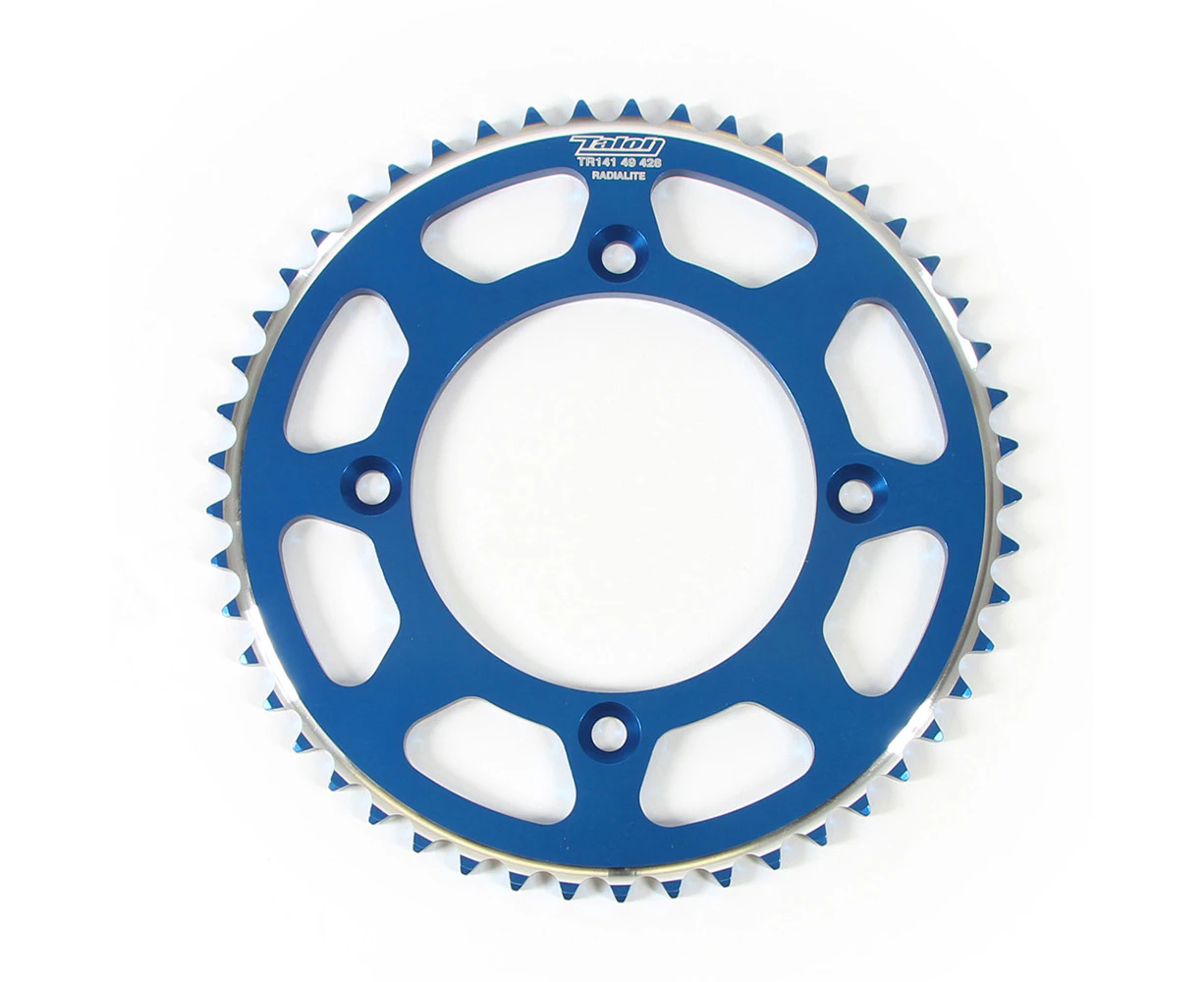 Talon Suzuki RM80 / RM85 1989-On - 49 Blue Radialite Alloy Sprocket