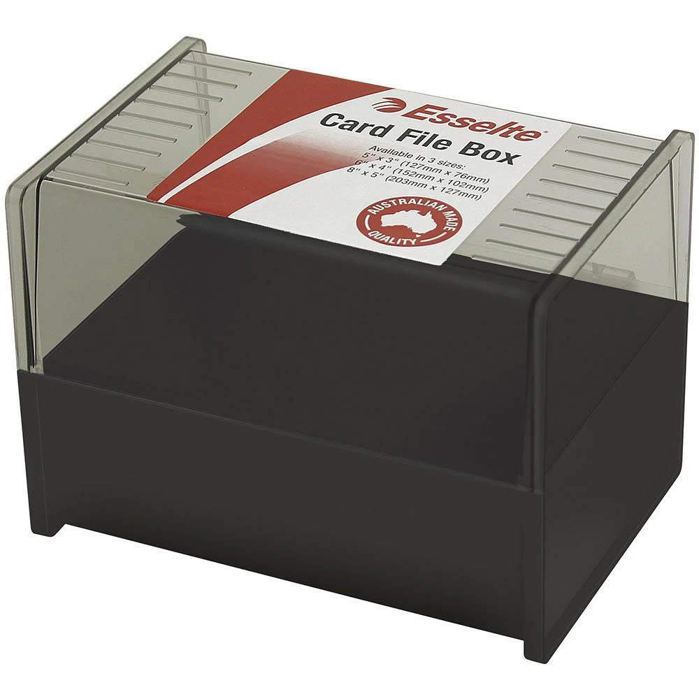 Esselte SWS System Card Box (Black)