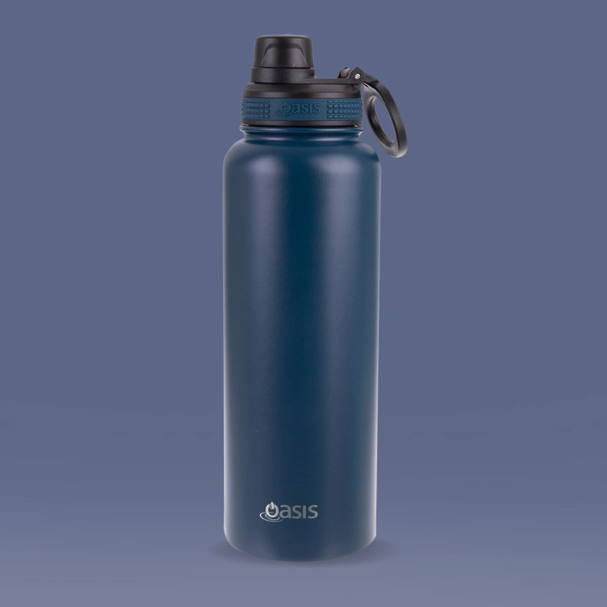 Insulated Challenger Navy Water Bottle 1.1 Litre