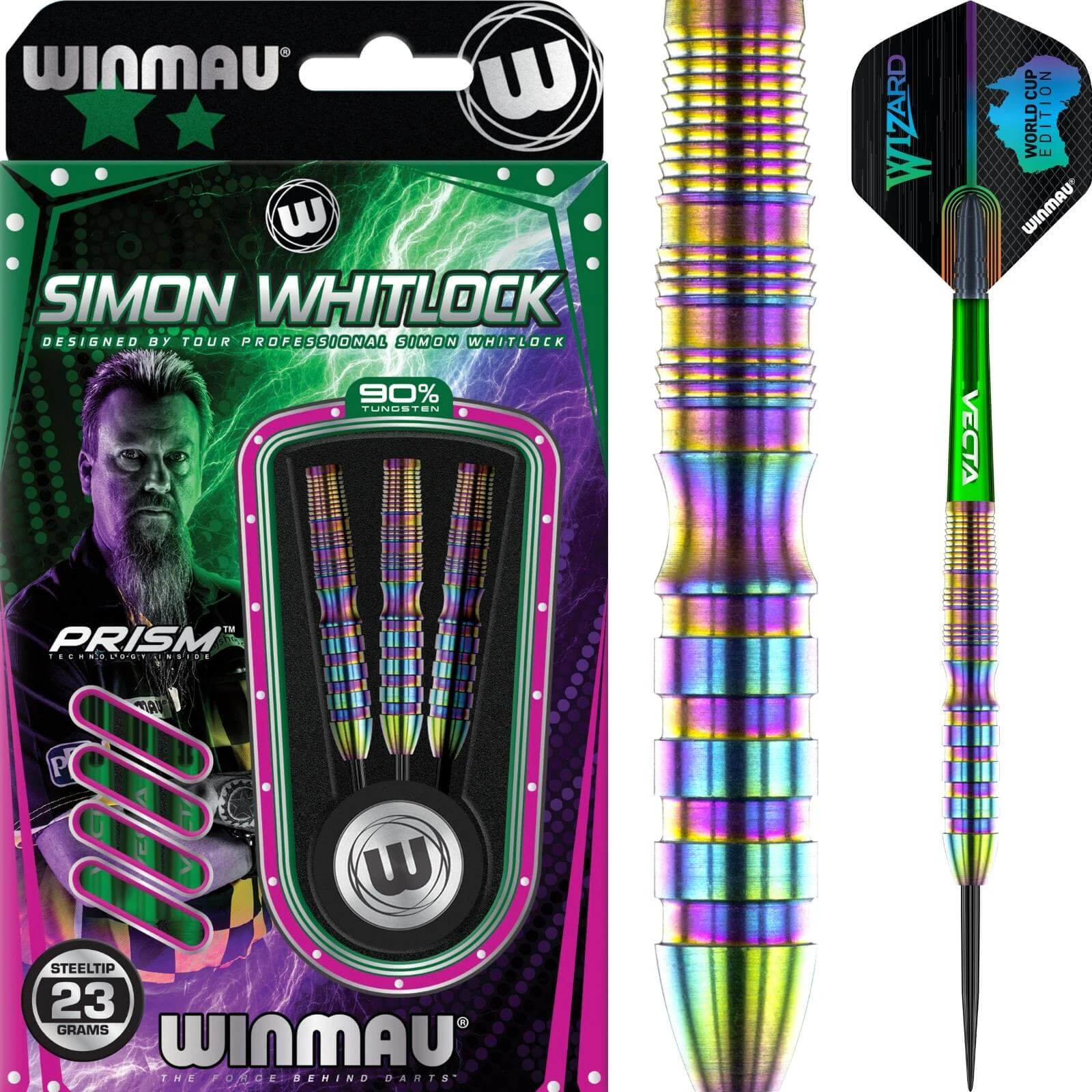 WINMAU Simon Whitlock World Cup Edition 90% Tungsten Darts