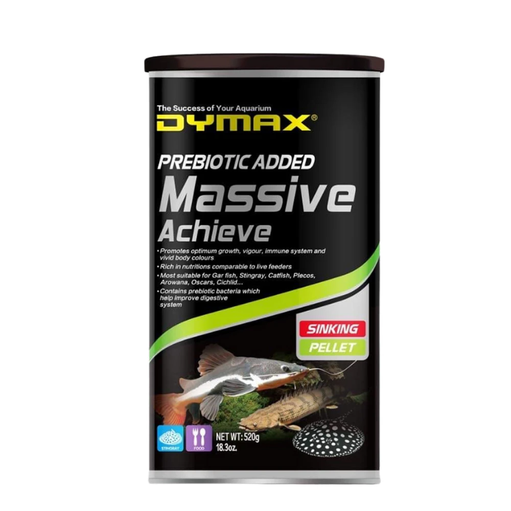 Dymax Massive Achieve  Sinking Wafers Aquarium Fish Large Food 520g