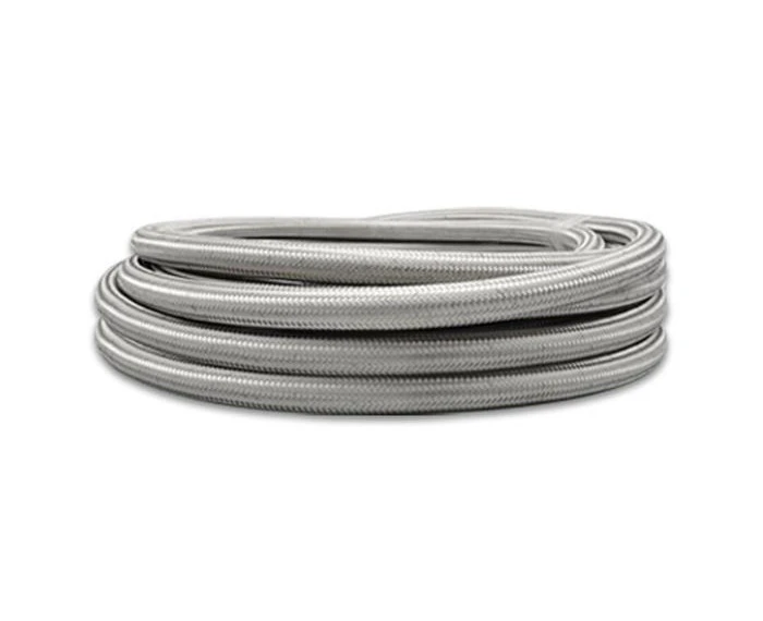 Proflow Stainless Braided Hose -08AN 25 Metre Length Bulk