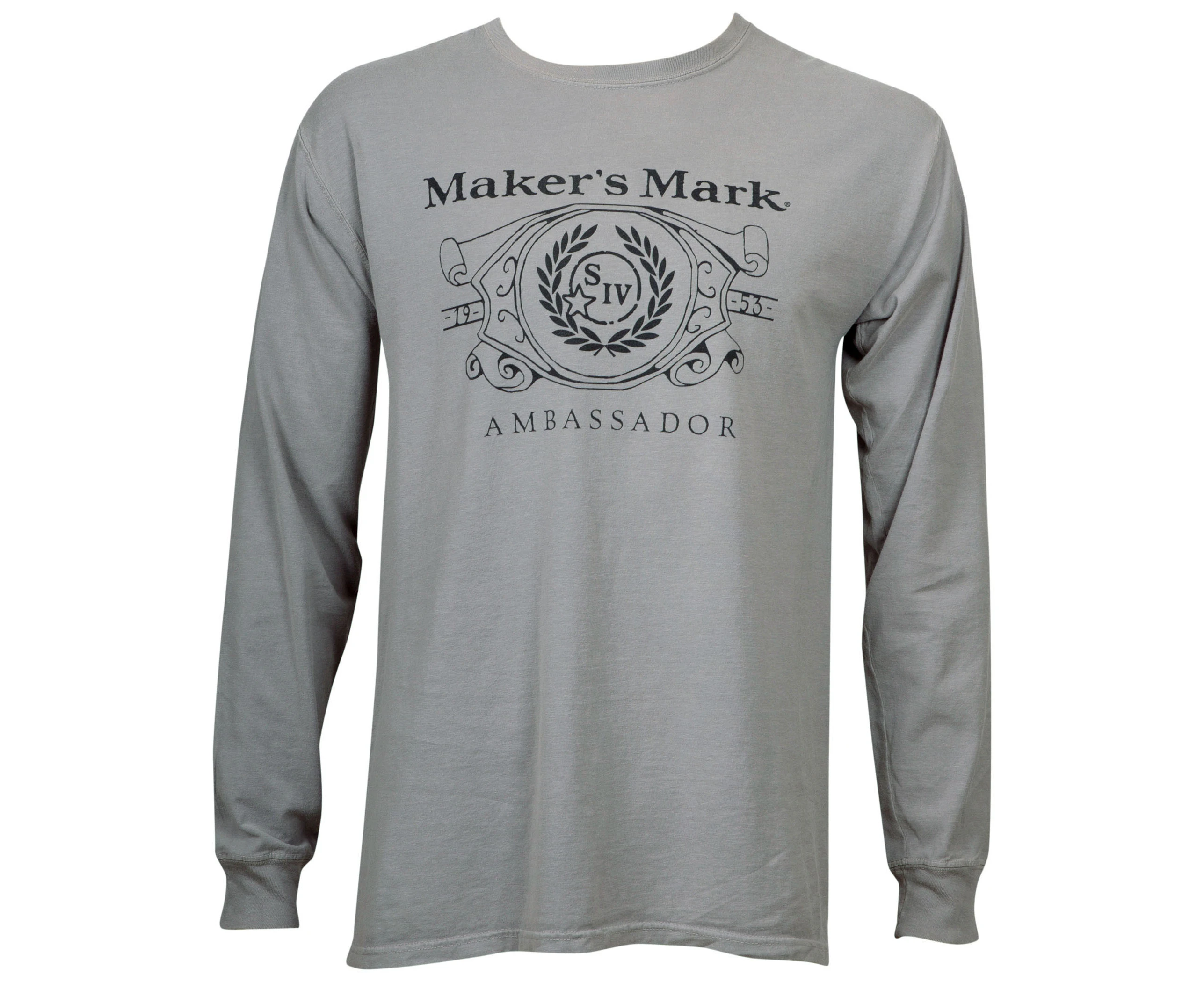 Maker's Mark Eco Friendly Grey Long Sleeve Shirt