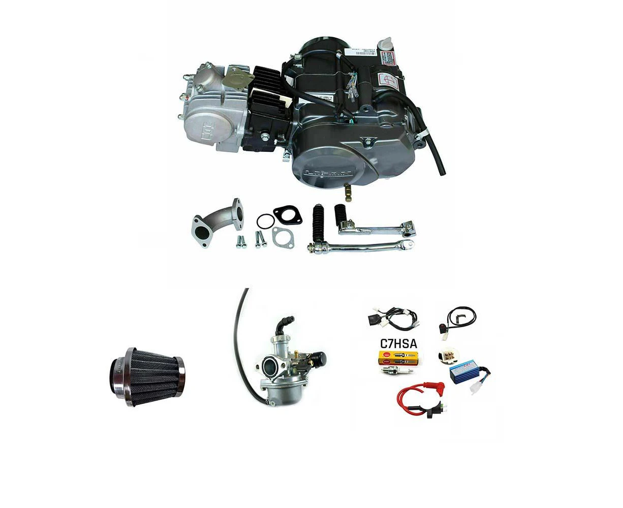 125cc LIFAN Racing Engine Motor Set Manual Clutch Dirt/Pitbike + Wiring + Carby