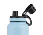 Oasis Stainless Steel Challenger Sports Bottle with Screw Cap 550m - Island Blue