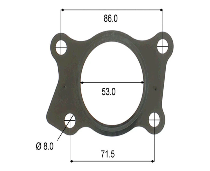 Permaseal Gasket Turbine Outlet Ford Ranger Mazda 6/BT50 2.5L/3.0L VJ38