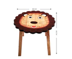 Kids Wooden Table + 2 Stools  Set Children's Furniture