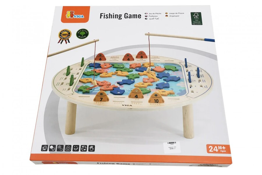 Viga Toys Wooden Fishing Game