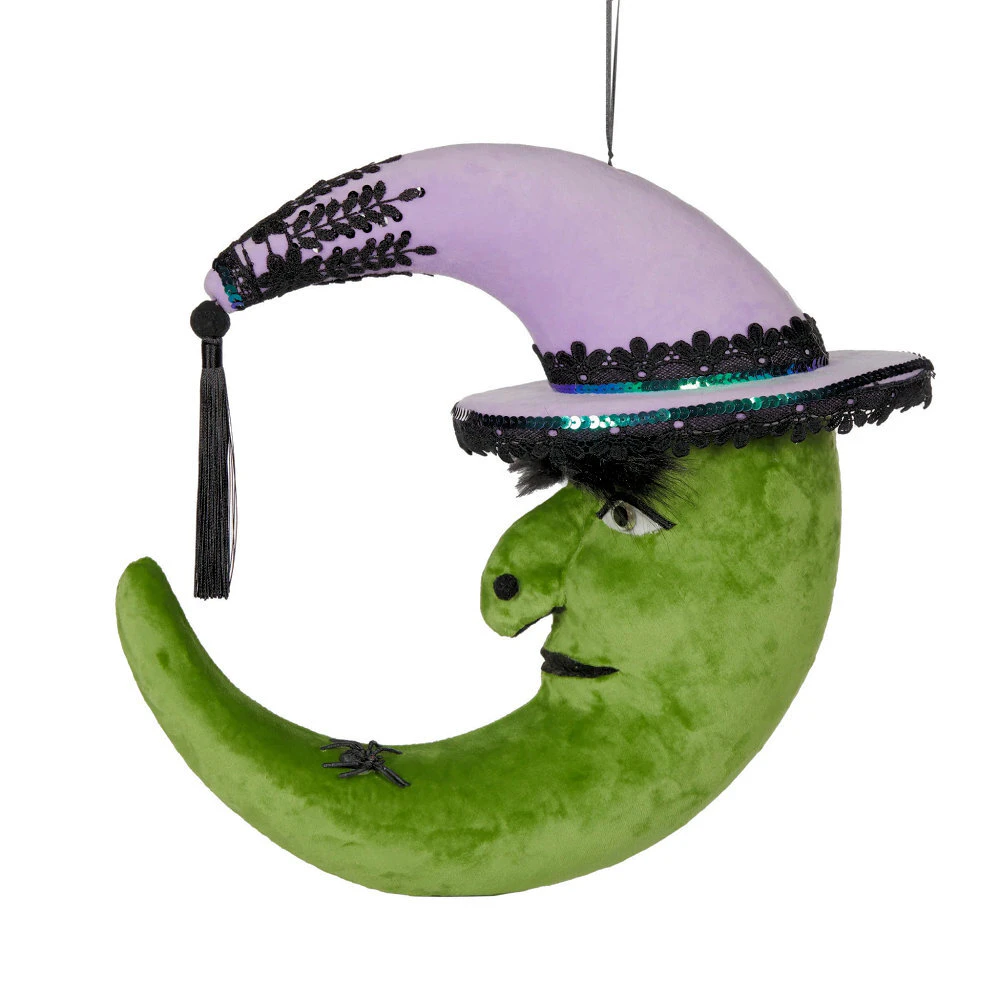 Halloween Green Moon 38cm