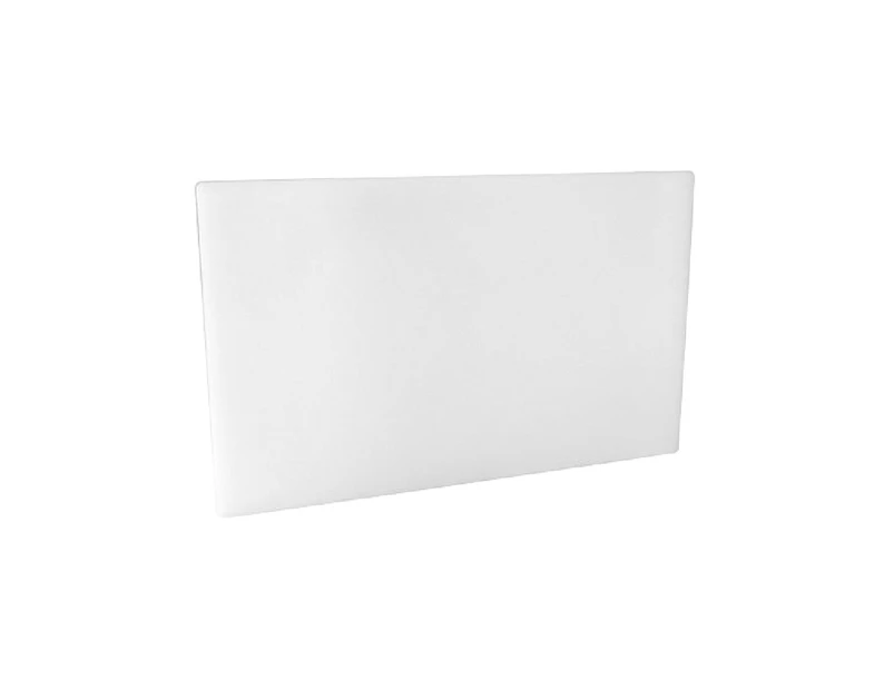 Trenton White Polyethylene Chopping Board 300 x 450 x 19mm HACCP