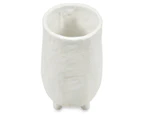 Frankie Dcor Vase Large Cement - White - 19x19x35cm - 5kg