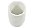 Frankie Dcor Vase Large Cement - White - 19x19x35cm - 5kg