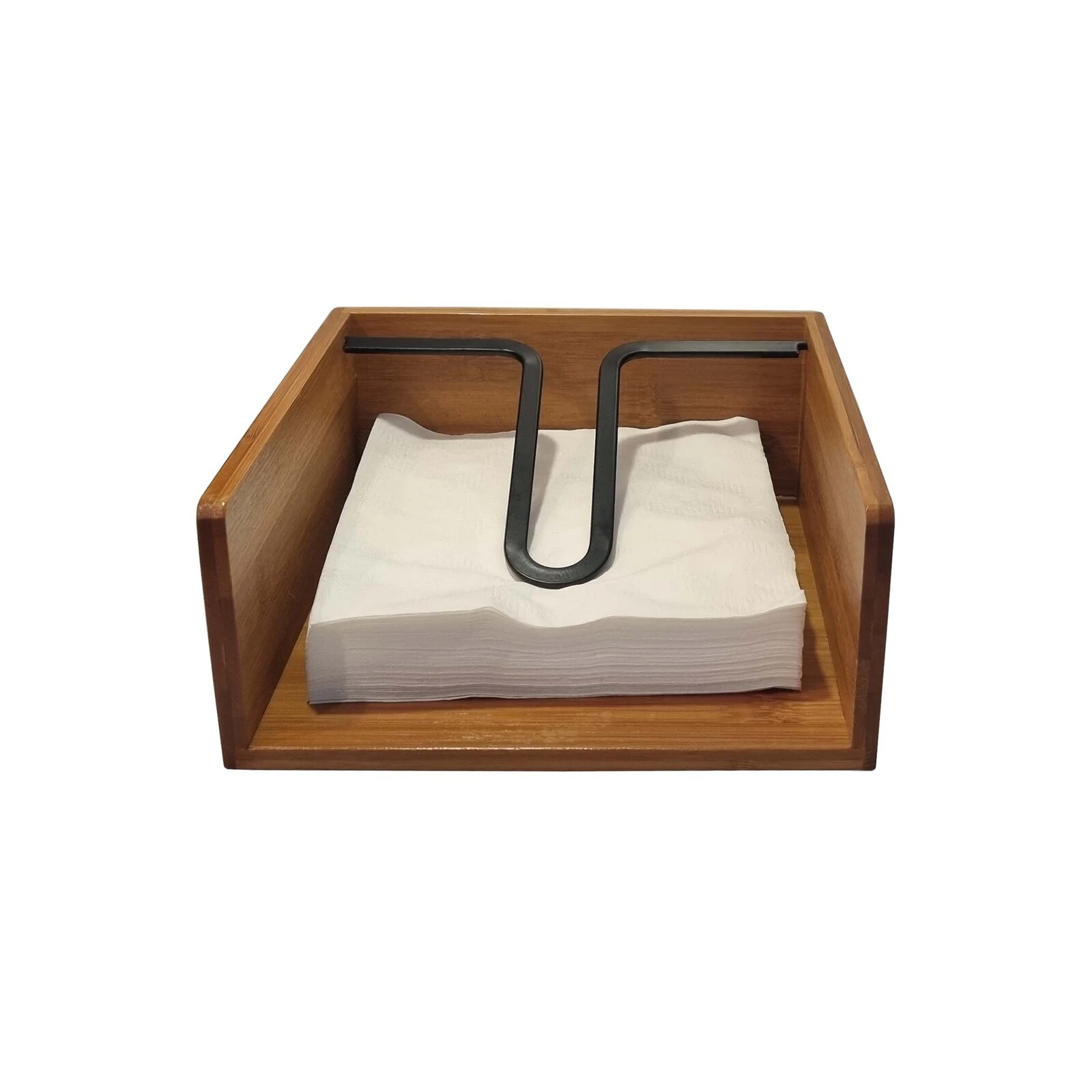 Bamboo Napkin Serviette Holder