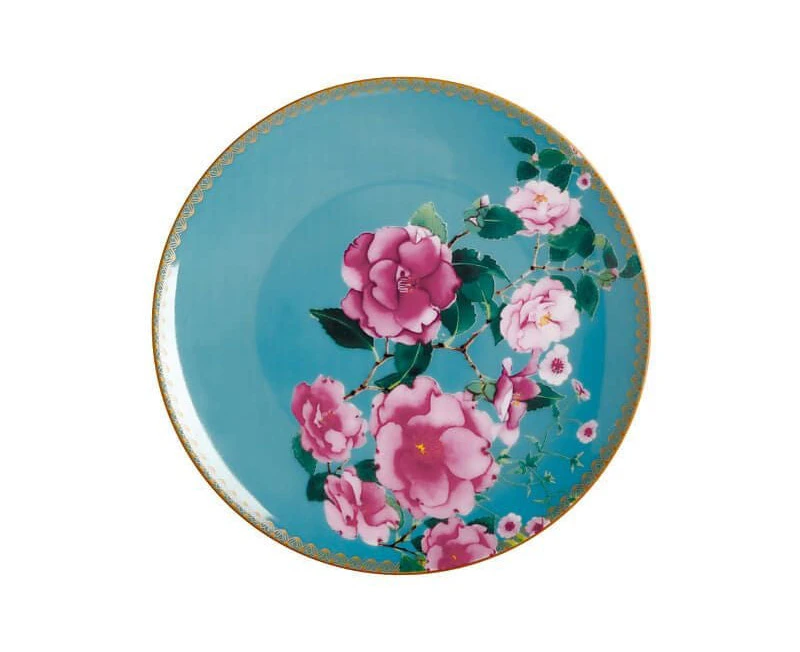 Maxwell Williams Teas & C's Silk Road Coupe Plate 19.5cm Aqua