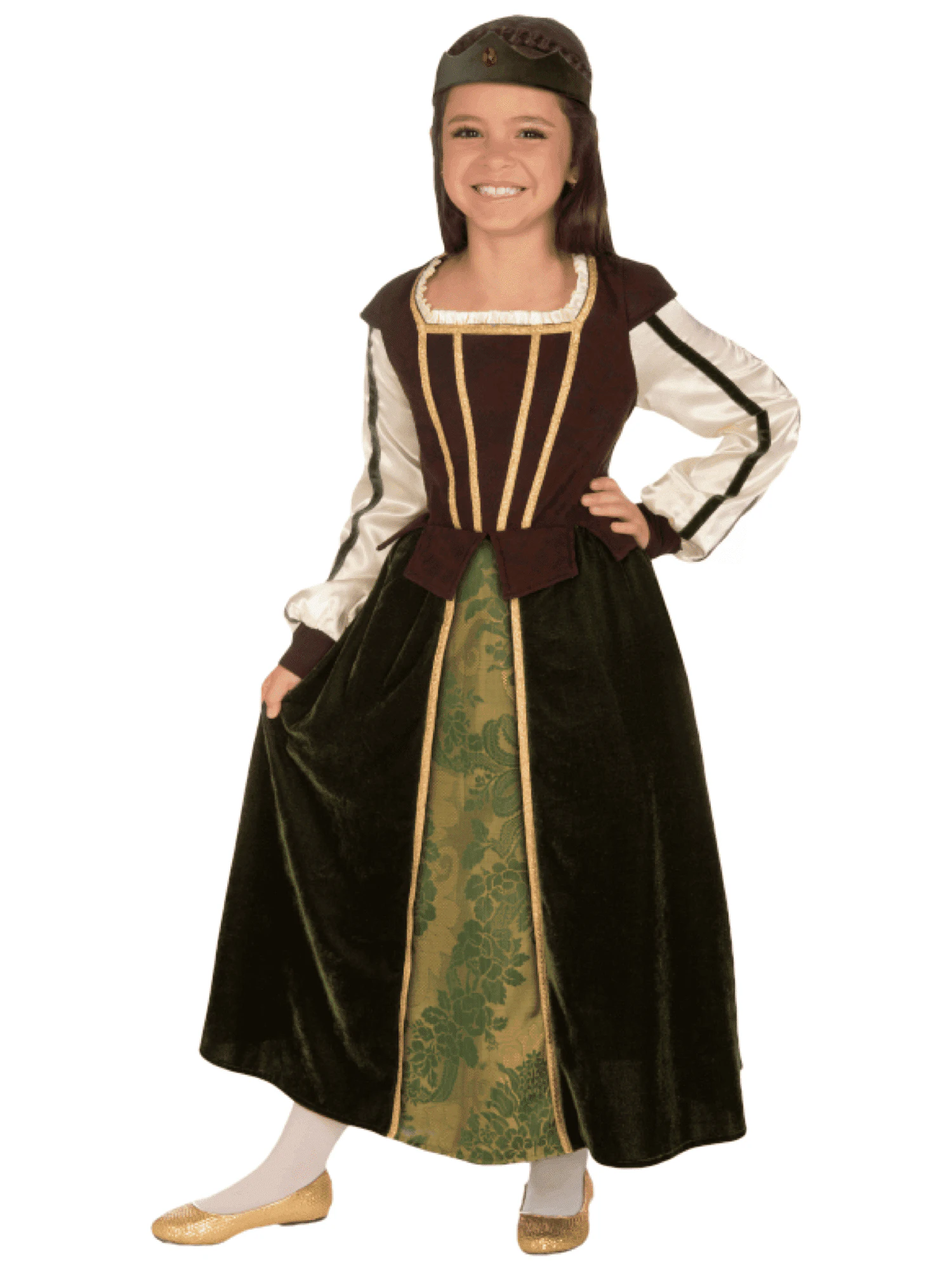 Maid Marion Girls Medieval Costume Girls