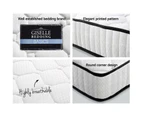 Giselle Peyton Pocket Spring 21cm Thick Mattress - Queen