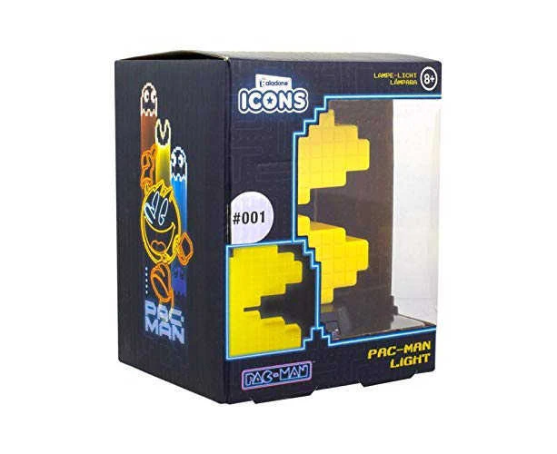 Pac Man Icons Light 3D Pac-Man Lamp