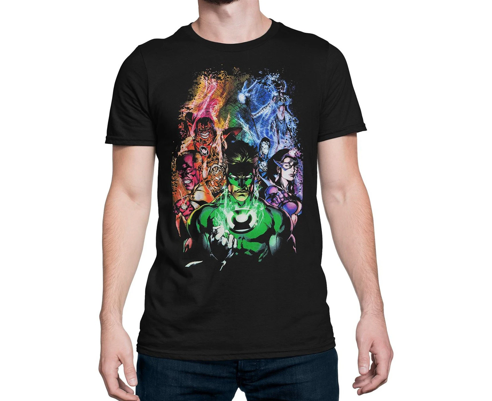 Green Lantern Blackest Night Group T-Shirt