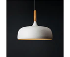 White 48CM Wood Pendant Lights