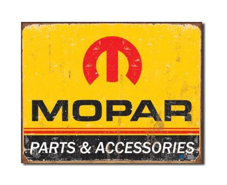 Mopar Logo 64-71 Metal Tin Sign