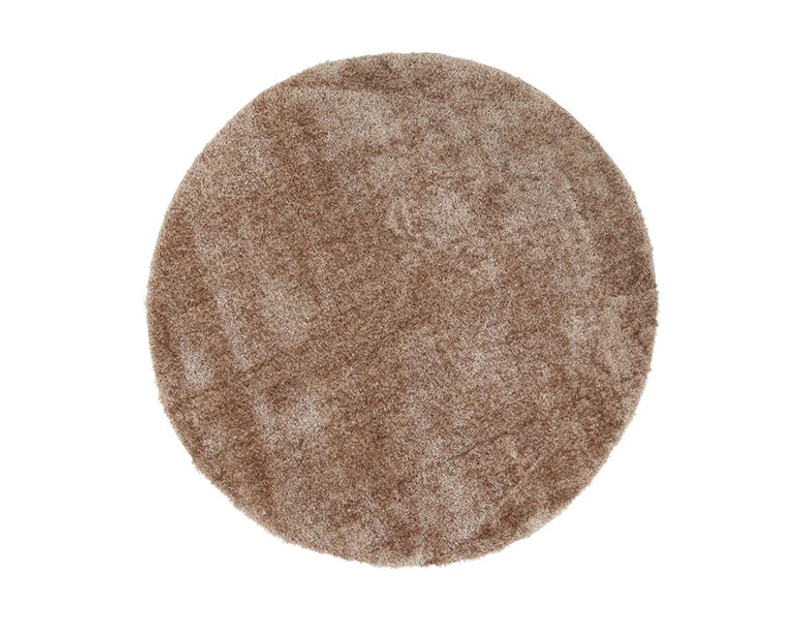 Puffy Soft Shag Camel Rug