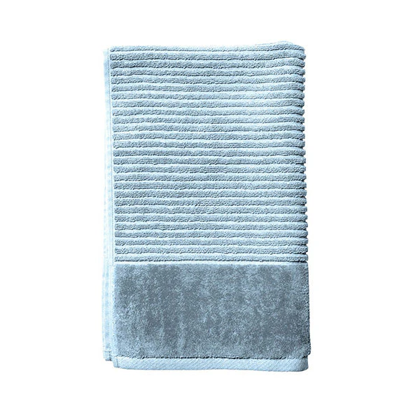 Royal Excellency Hand Towel Sheared Border - Baby Blue