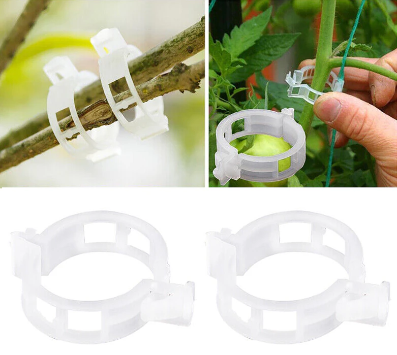 Veggie Garden Plant Support Clips for Trellis Twine Tomato Grafting Hanging Vine