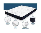 Giselle Medium Firm Foam & Spring 16cm Mattress - King Single