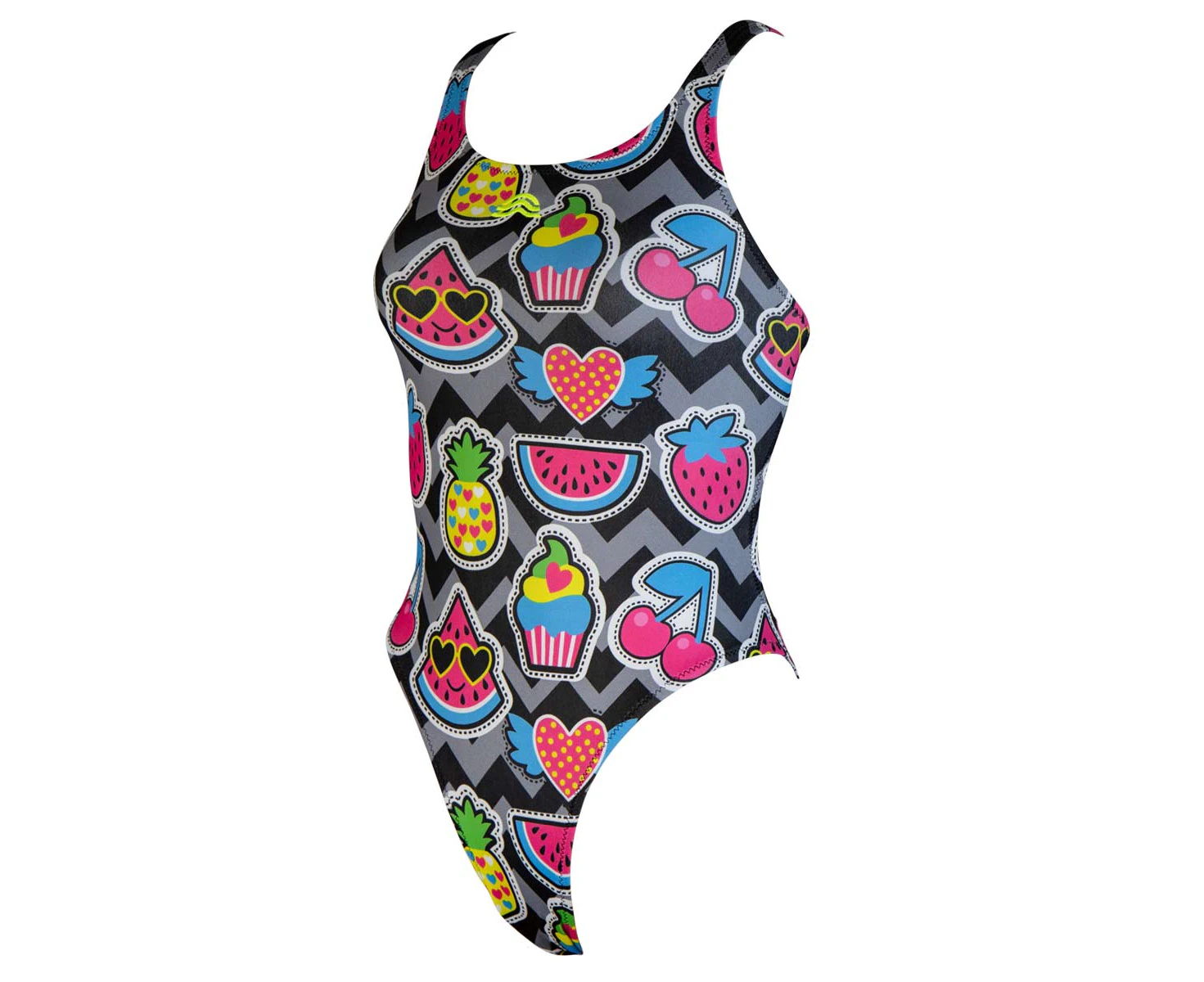 Aquarapid Girls Fruit Swimsuit - Black