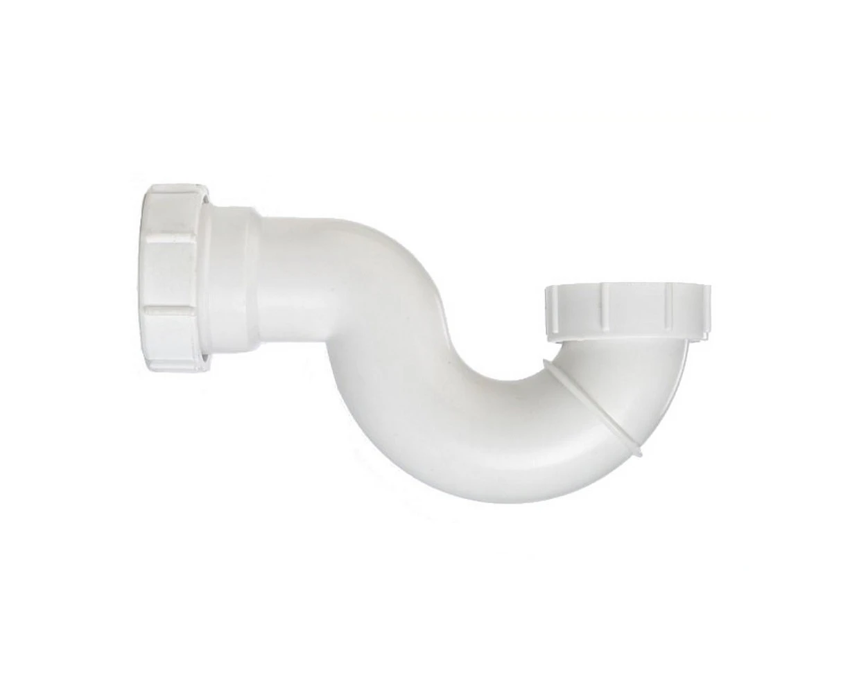 Make Bath Plastic P Trap (White) - ST1763