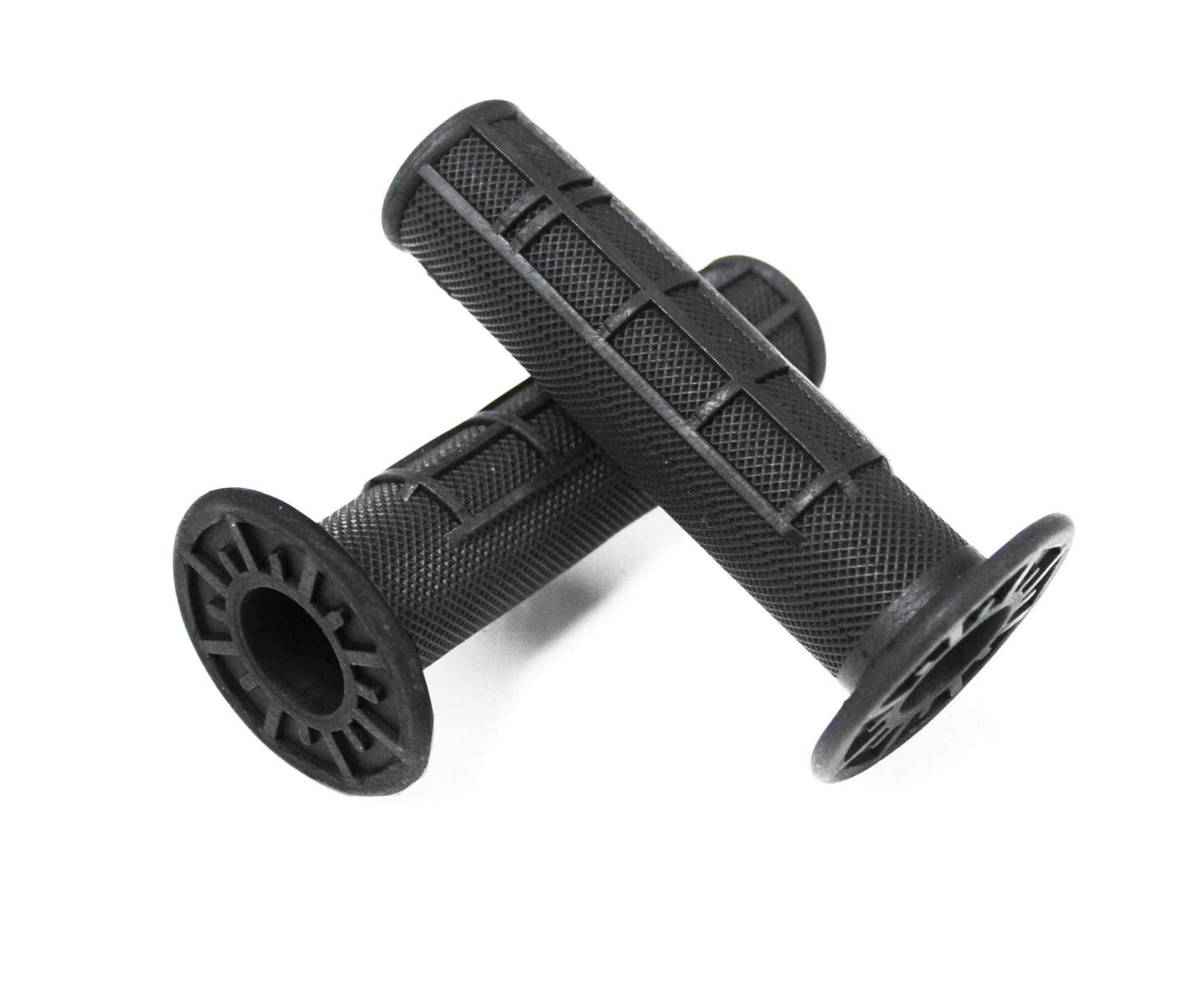 1 Pair Black 7/8" 22mm Rubber Handbar Grips For ATV Quad Motorbike Bike