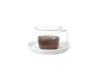 Kinto CAST Coffee Cup & Porcelain Saucer 220ml