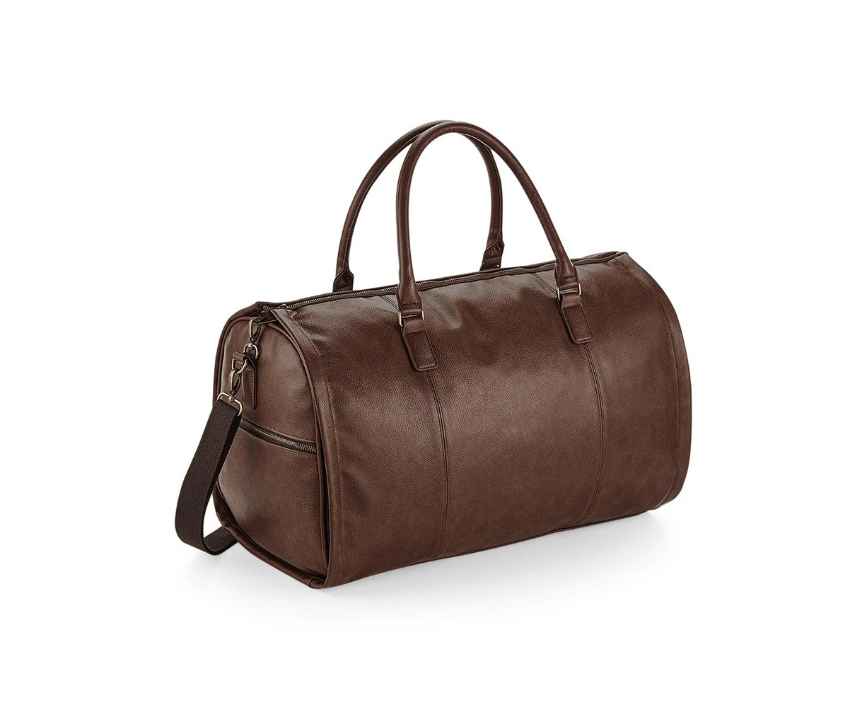 Quadra Nuhide Garment Weekender Duffel/Holdall Bag (Tan) - RW7080