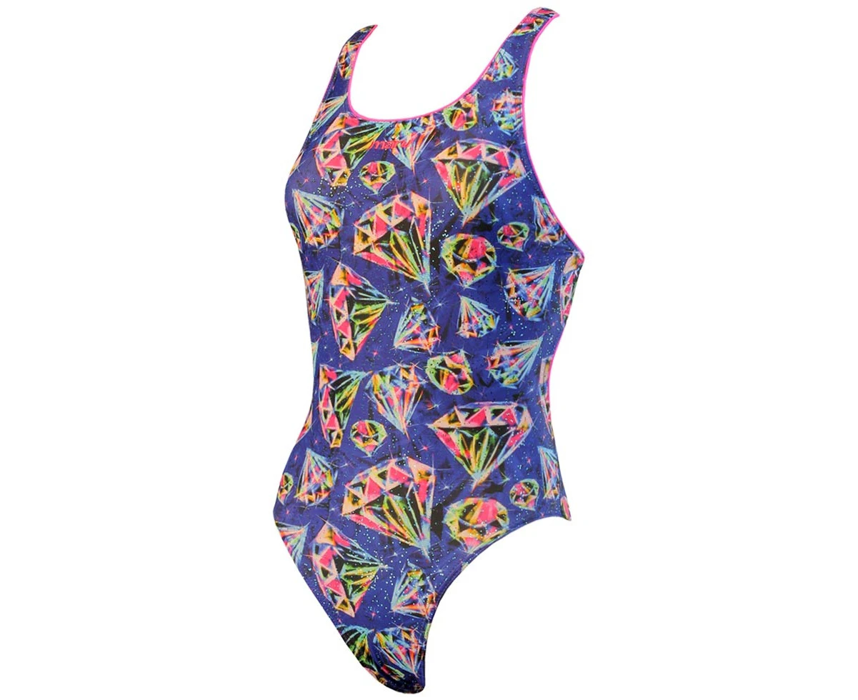 Maru Girls Razzle Dazzle Swimsuit - Blue